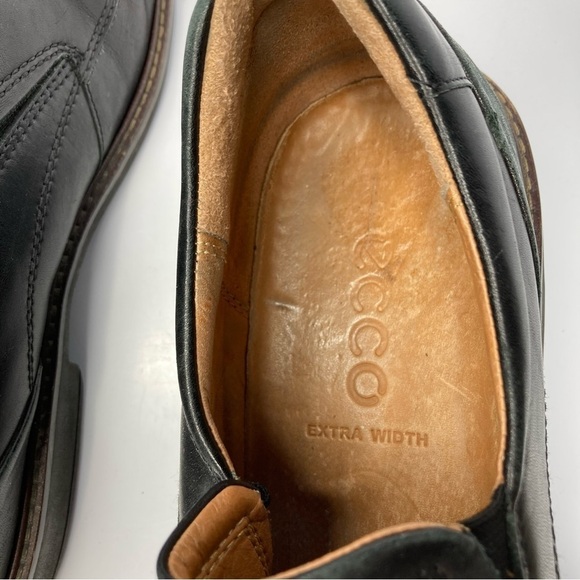 ECCO Holton Apron Toe slip‎ on shoes black leather size 44 9.5 10 main image 11